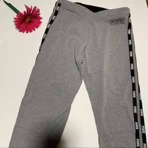 PINK Victoria’s Secret gray leggings. Size XS